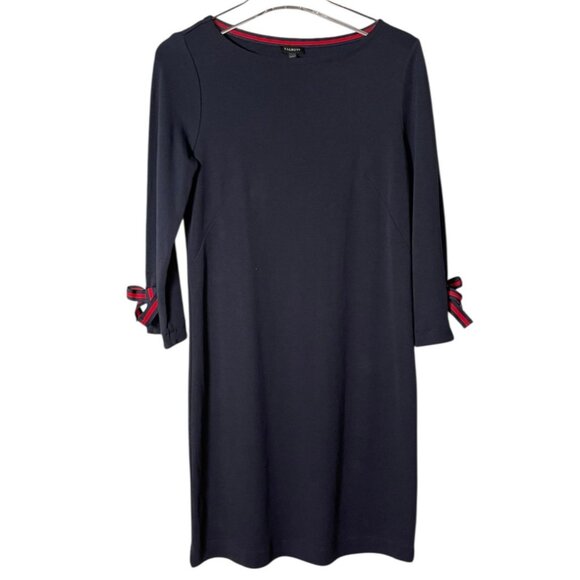 Talbots Dresses & Skirts - Talbots Navy Bow Cuff Dress | NWT | Small